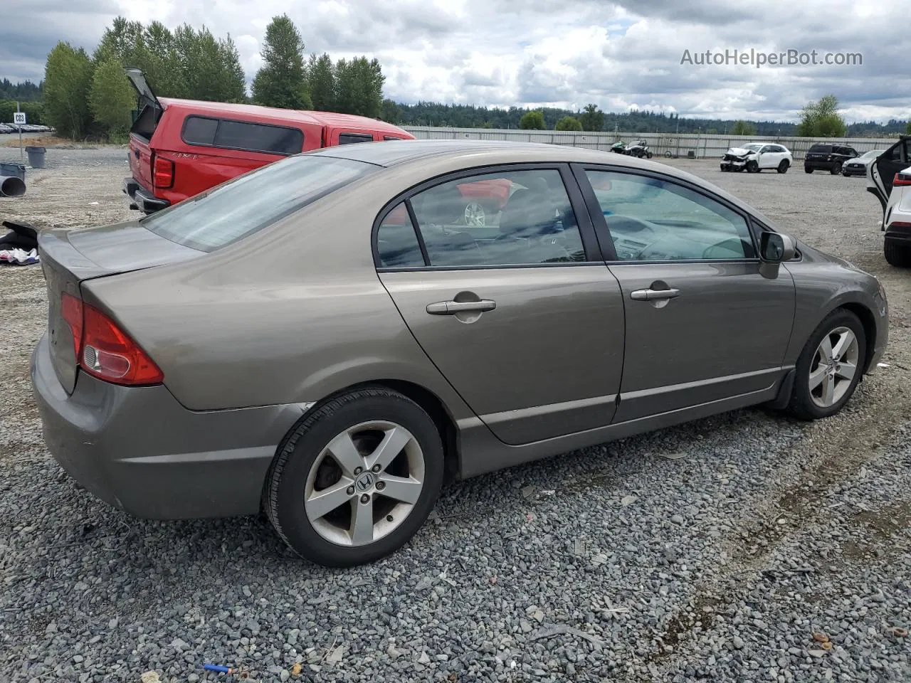 2008 Honda Civic Exl Gray vin: 2HGFA16968H102074