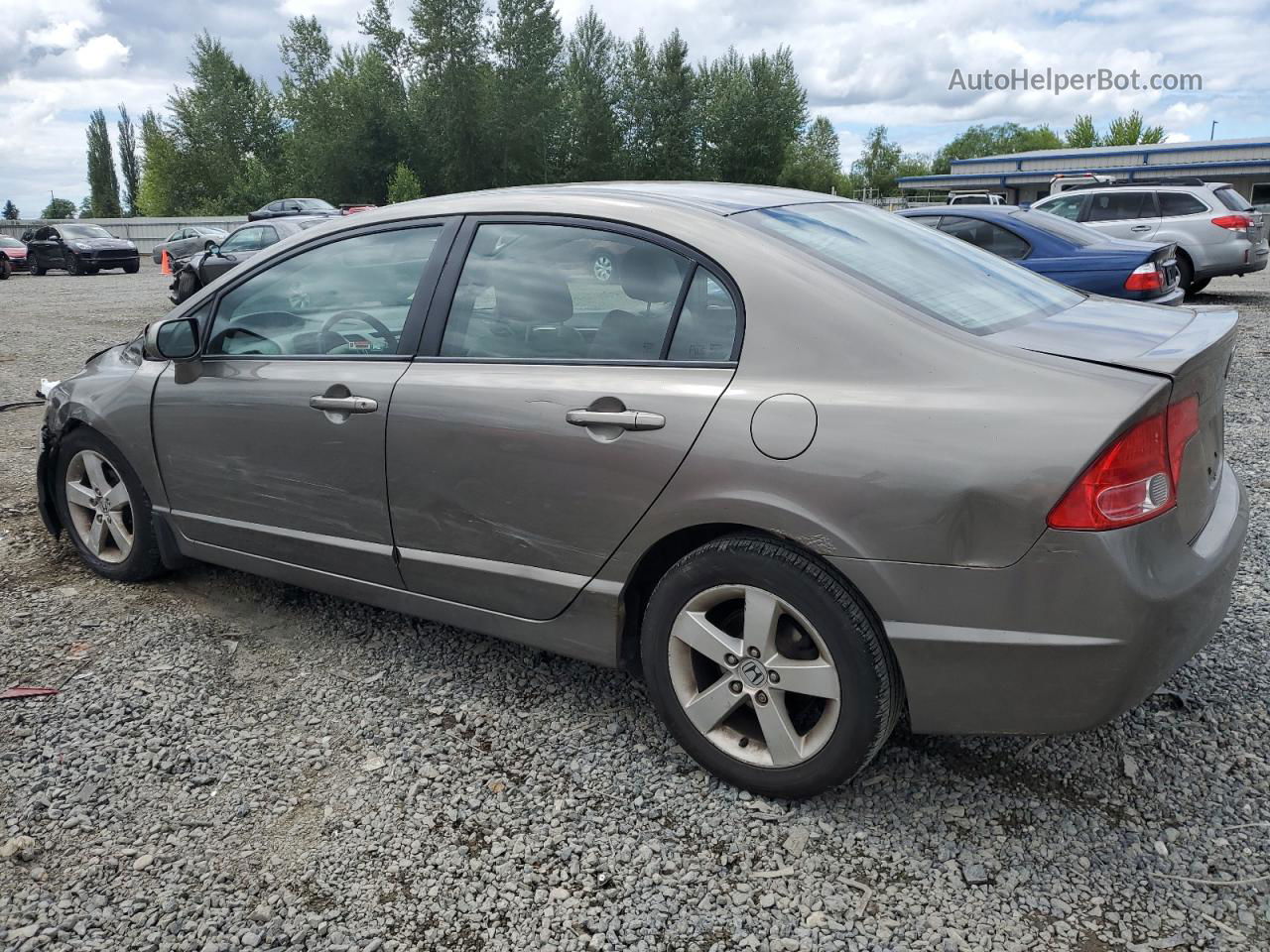 2008 Honda Civic Exl Gray vin: 2HGFA16968H102074