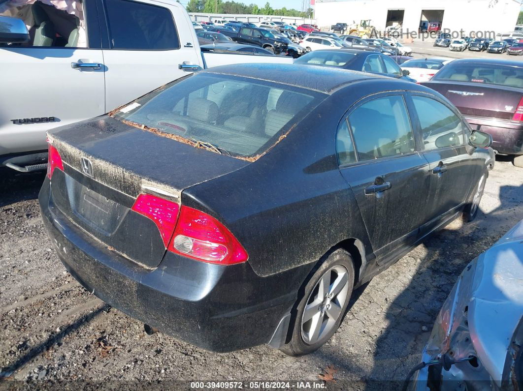 2008 Honda Civic Ex-l Black vin: 2HGFA16968H357243