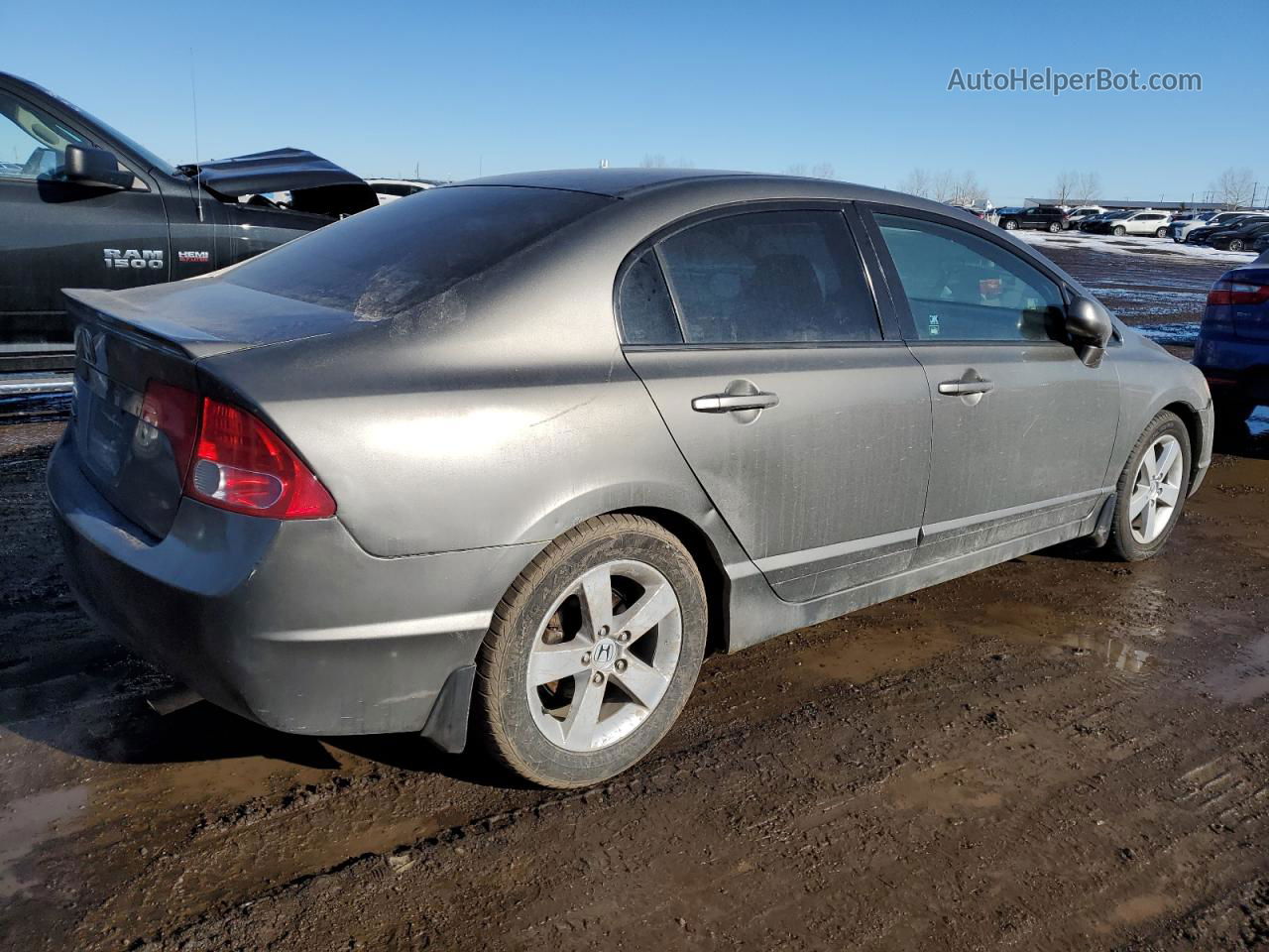 2008 Honda Civic Exl Gray vin: 2HGFA16988H108913