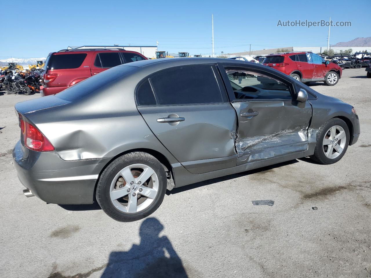 2008 Honda Civic Exl Silver vin: 2HGFA16988H327824