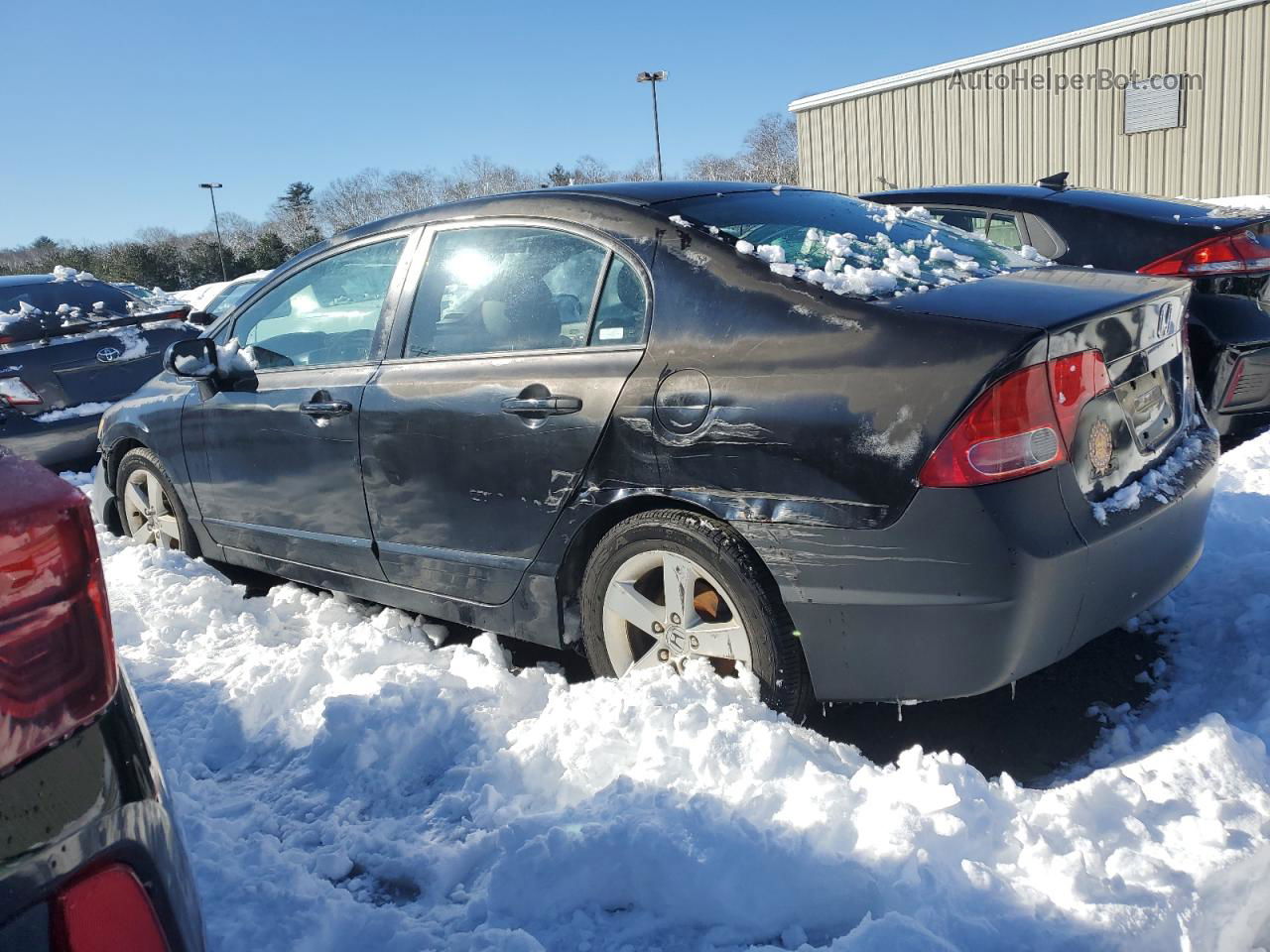 2008 Honda Civic Exl Black vin: 2HGFA16998H519401