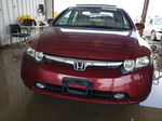 2008 Honda Civic Exl Burgundy vin: 2HGFA16998H532858