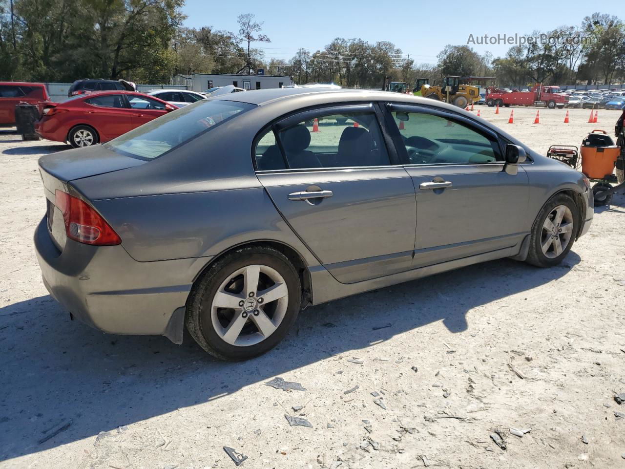 2008 Honda Civic Exl Gray vin: 2HGFA169X8H321281