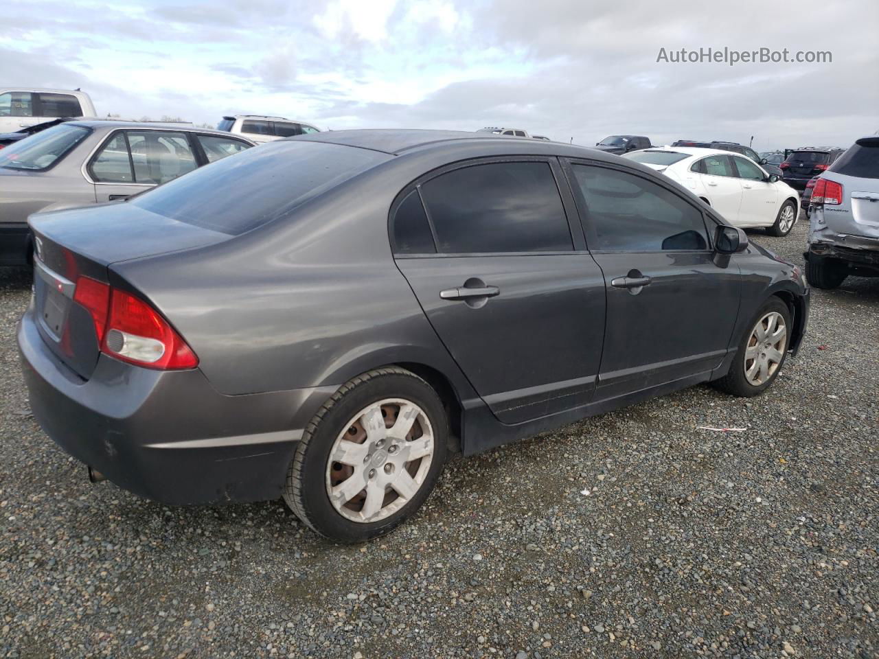 2011 Honda Civic Lx Gray vin: 2HGFA1F51BH511832