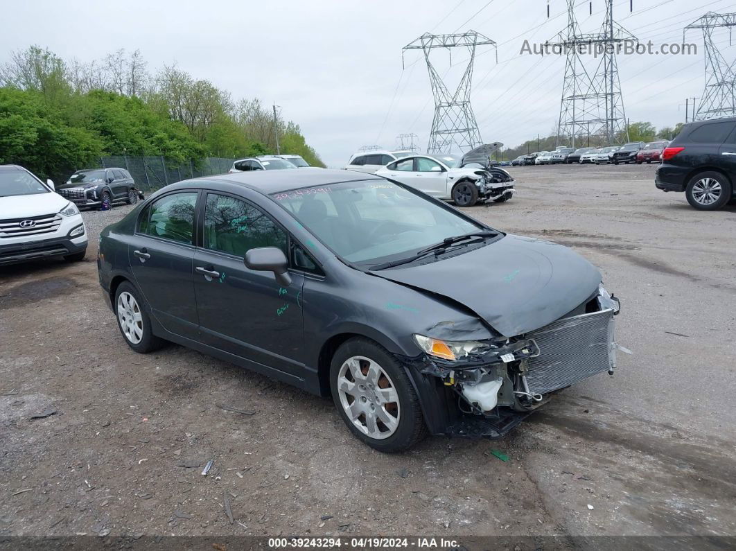 2011 Honda Civic Lx Gray vin: 2HGFA1F5XBH302802