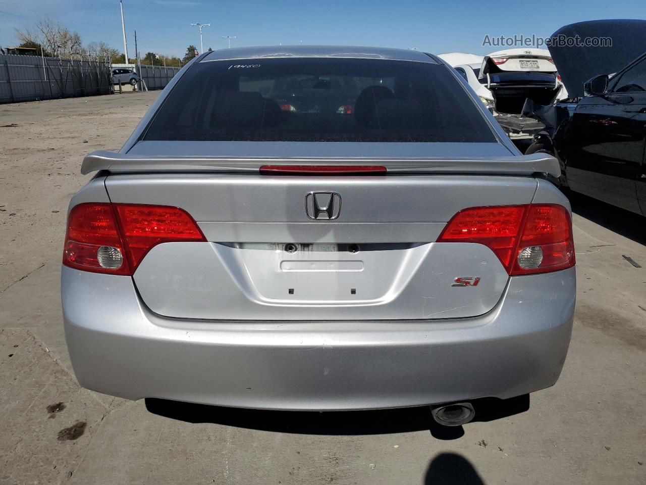 2008 Honda Civic Si Серебряный vin: 2HGFA55508H709920