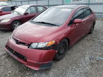 2008 Honda Civic Si Red vin: 2HGFA55568H200270