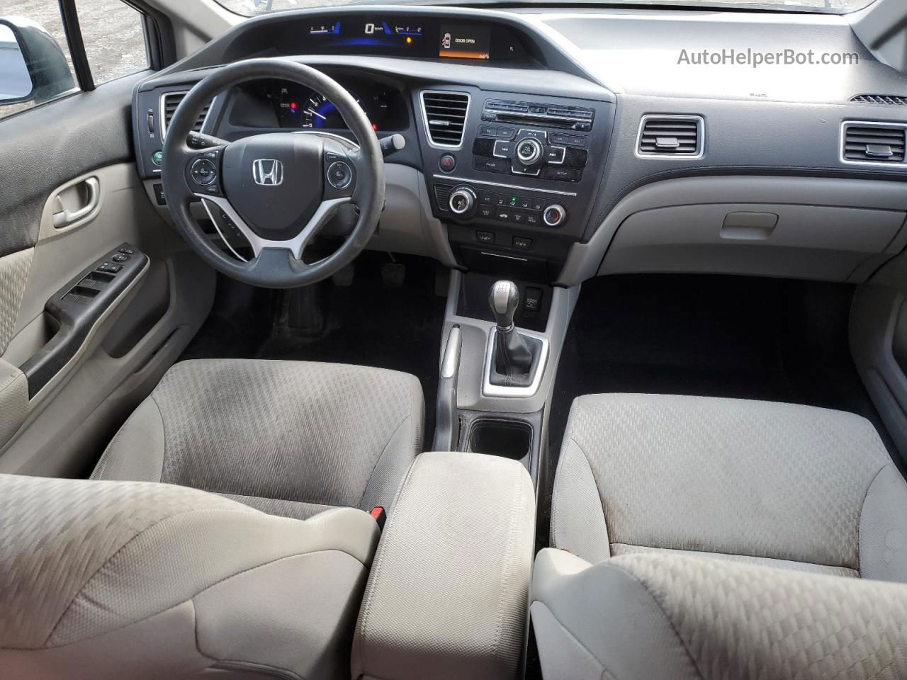 2014 Honda Civic Lx Серый vin: 2HGFB2E42EH008598