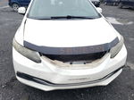 2013 Honda Civic Lx White vin: 2HGFB2E44DH010223