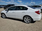 2012 Honda Civic Lx White vin: 2HGFB2E45CH054505