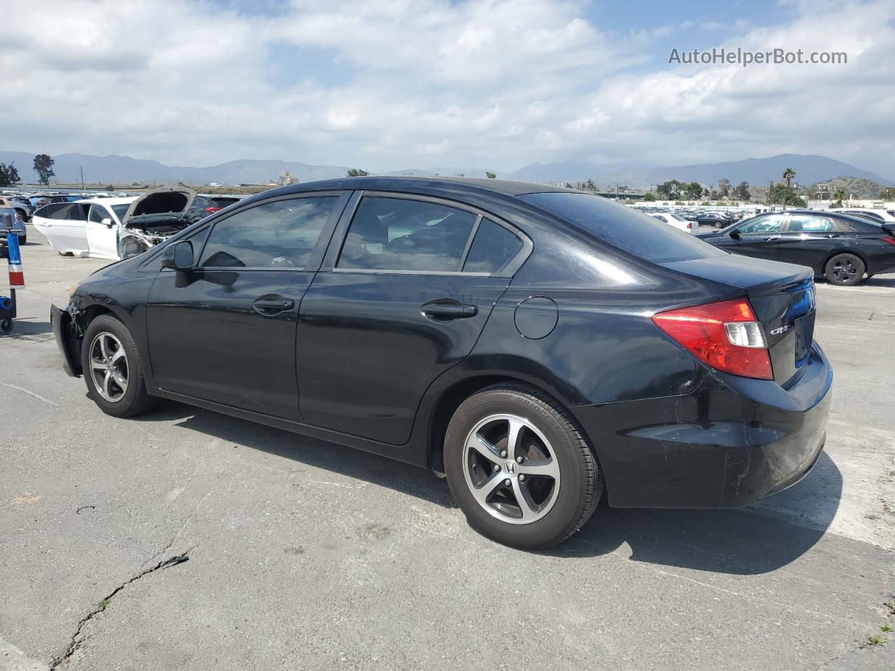 2012 Honda Civic Lx Black vin: 2HGFB2E51CH508970