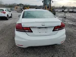 2013 Honda Civic Lx White vin: 2HGFB2E54DH580344