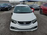 2013 Honda Civic Lx White vin: 2HGFB2E54DH580344