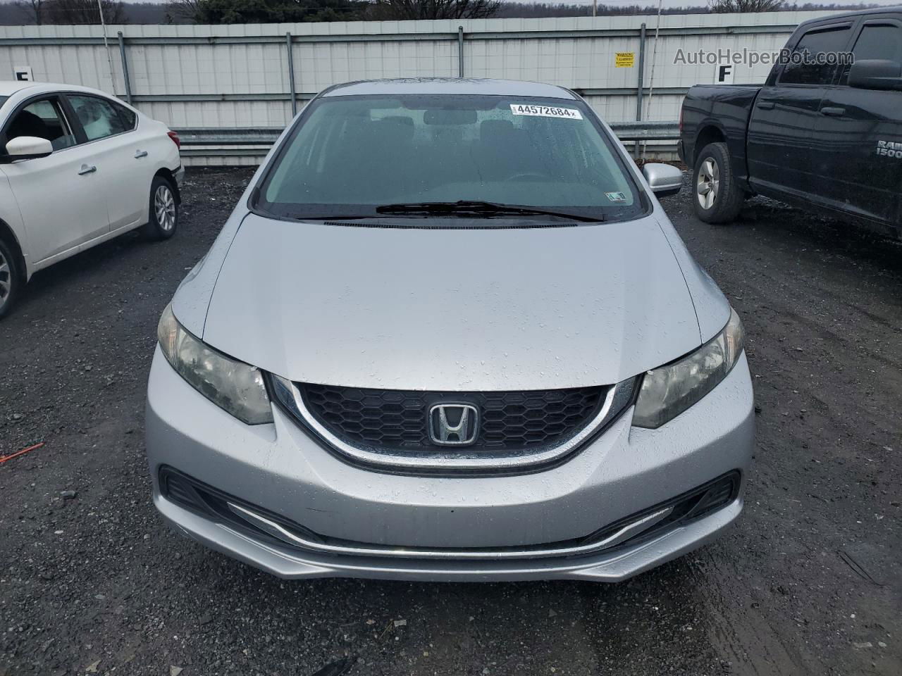 2014 Honda Civic Lx Silver vin: 2HGFB2E54EH519397