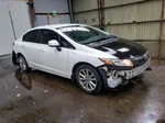 2012 Honda Civic Lx White vin: 2HGFB2F41CH113564