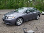 2015 Honda Civic Lx Gray vin: 2HGFB2F41FH043553