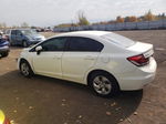 2014 Honda Civic Lx White vin: 2HGFB2F45EH026107