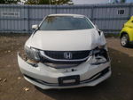 2014 Honda Civic Lx White vin: 2HGFB2F45EH026107