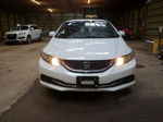 2013 Honda Civic Lx White vin: 2HGFB2F46DH034991