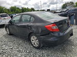 2012 Honda Civic Lx Black vin: 2HGFB2F50CH501362