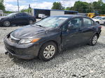 2012 Honda Civic Lx Black vin: 2HGFB2F50CH501362