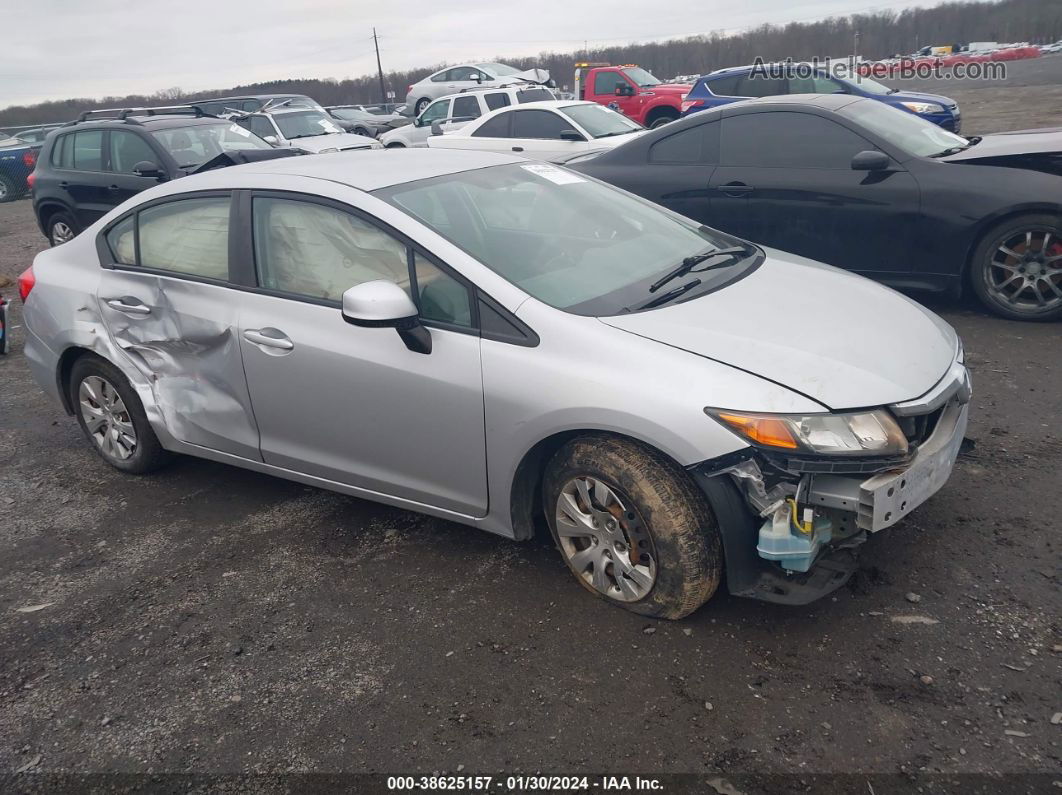 2012 Honda Civic Lx Silver vin: 2HGFB2F50CH520946