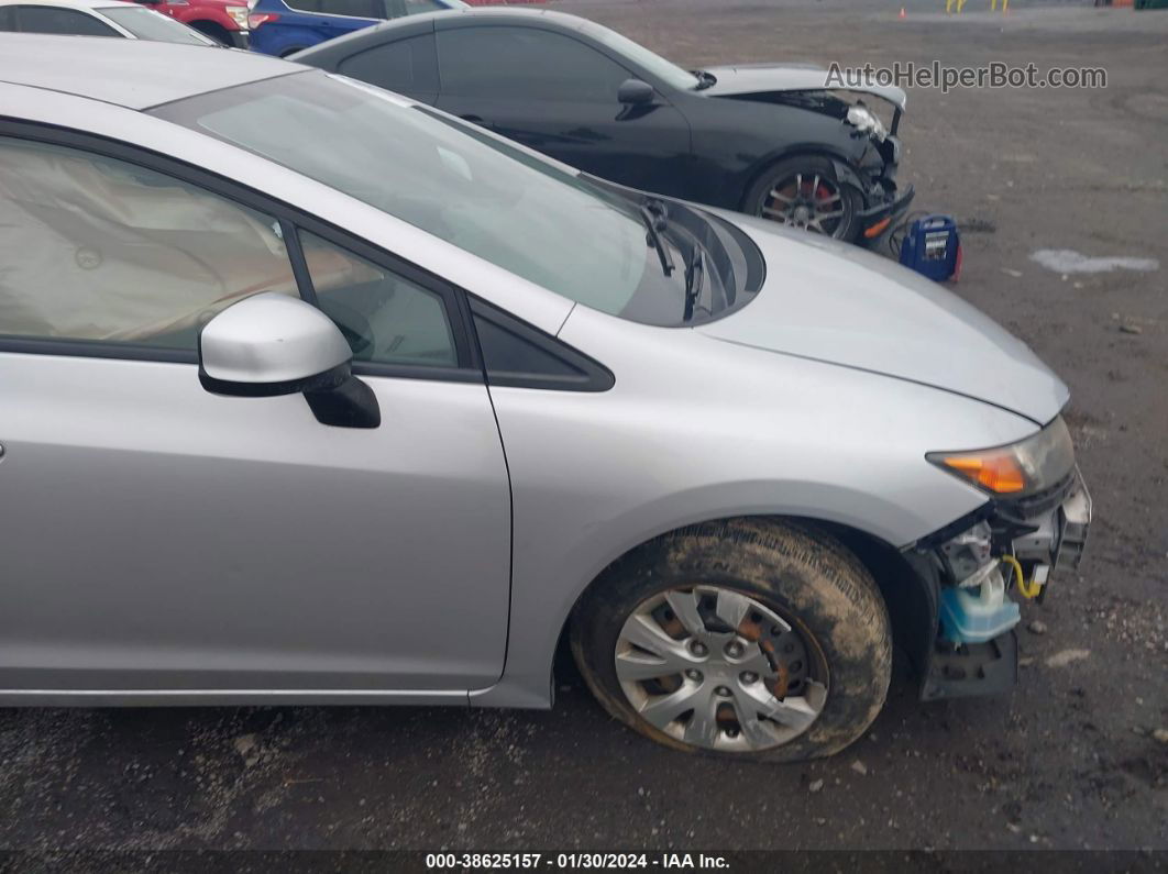 2012 Honda Civic Lx Silver vin: 2HGFB2F50CH520946