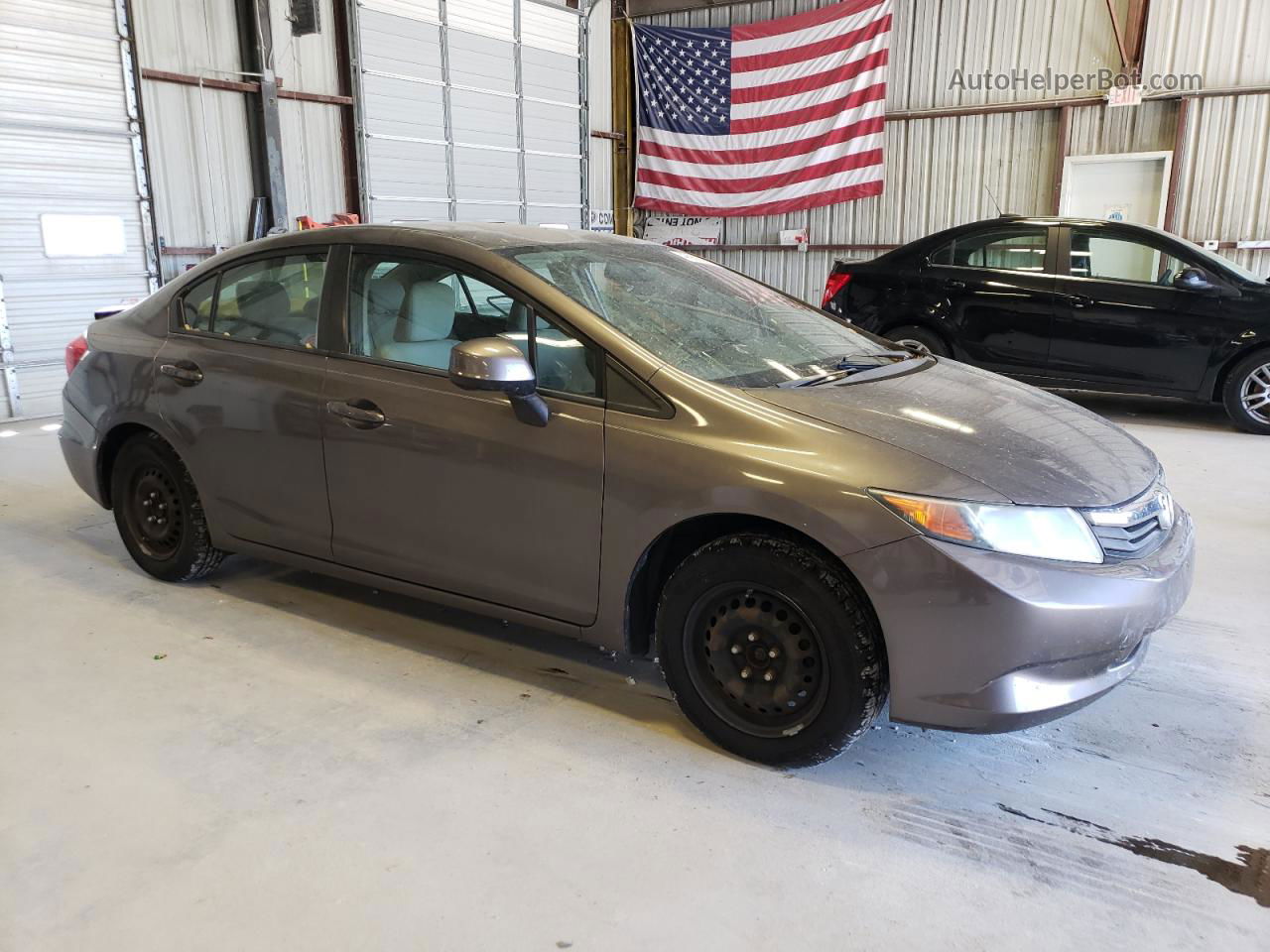 2012 Honda Civic Lx Tan vin: 2HGFB2F50CH578054