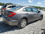 2012 Honda Civic Lx Gray vin: 2HGFB2F50CH587773