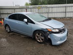 2012 Honda Civic Lx Blue vin: 2HGFB2F50CH597557