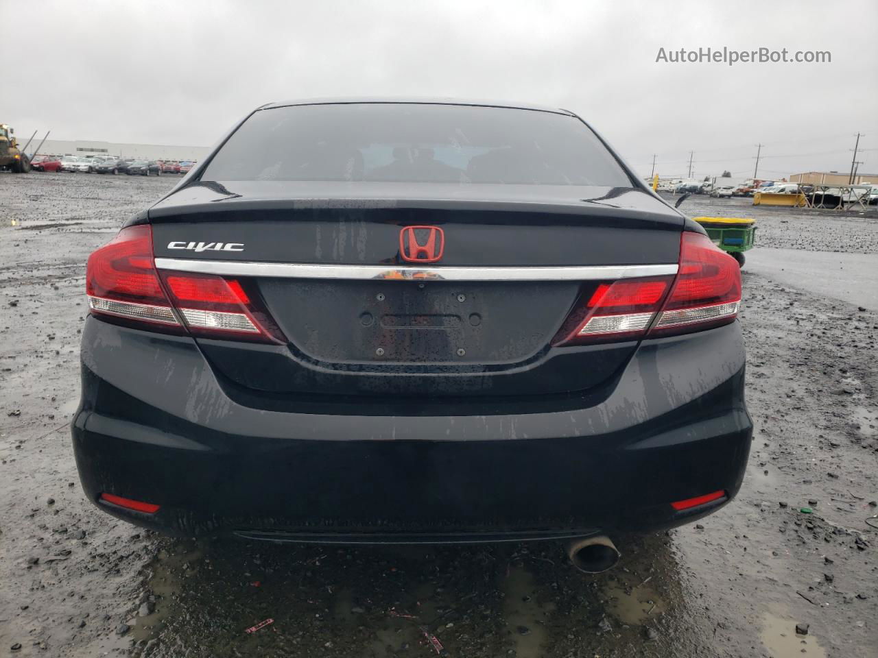 2013 Honda Civic Lx Черный vin: 2HGFB2F50DH301485