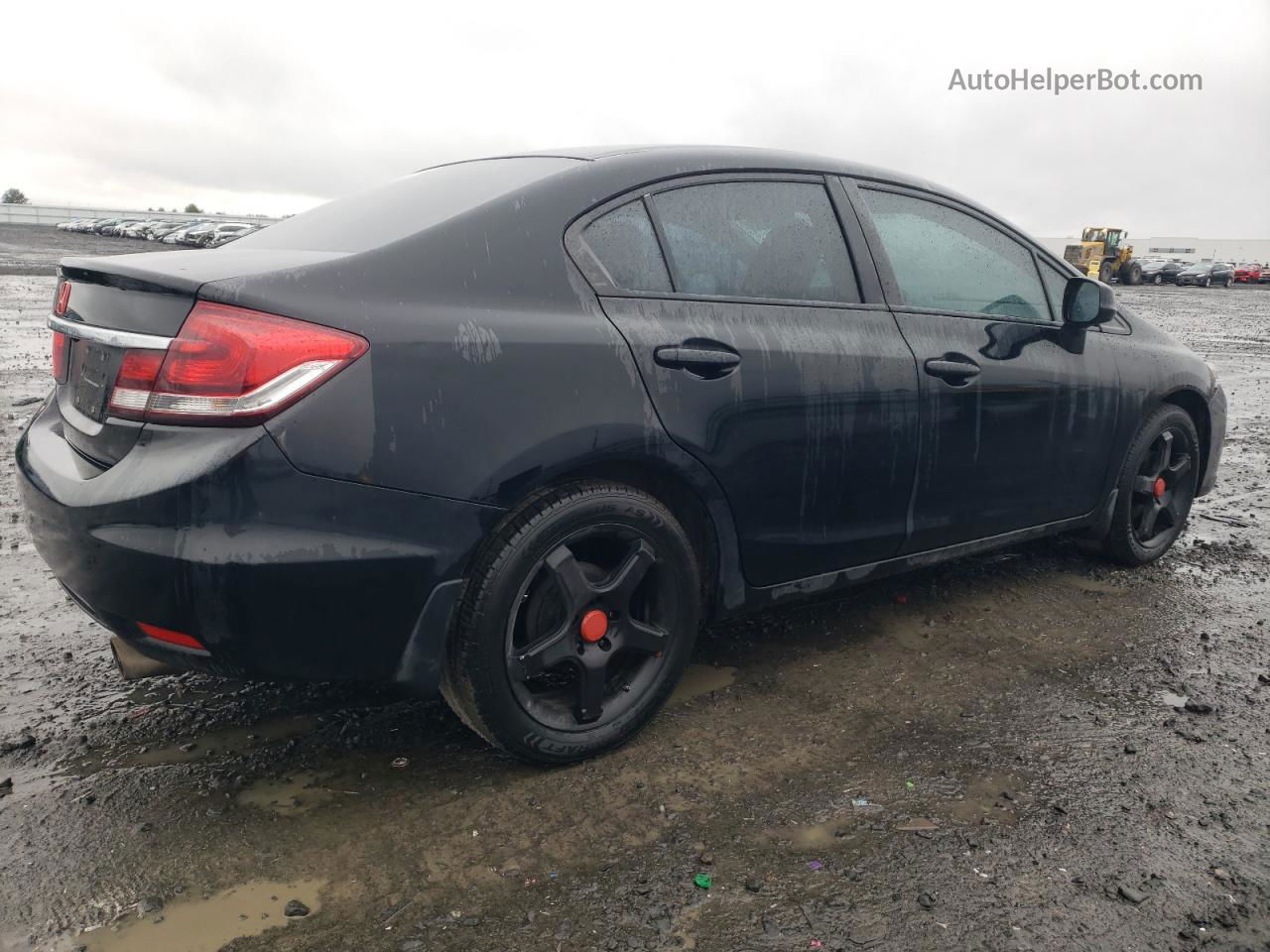 2013 Honda Civic Lx Black vin: 2HGFB2F50DH301485