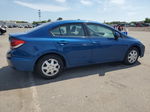 2013 Honda Civic Lx Blue vin: 2HGFB2F50DH525940