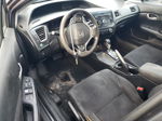 2013 Honda Civic Lx Серый vin: 2HGFB2F50DH539532