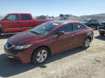 2013 Honda Civic Lx Red vin: 2HGFB2F50DH594305