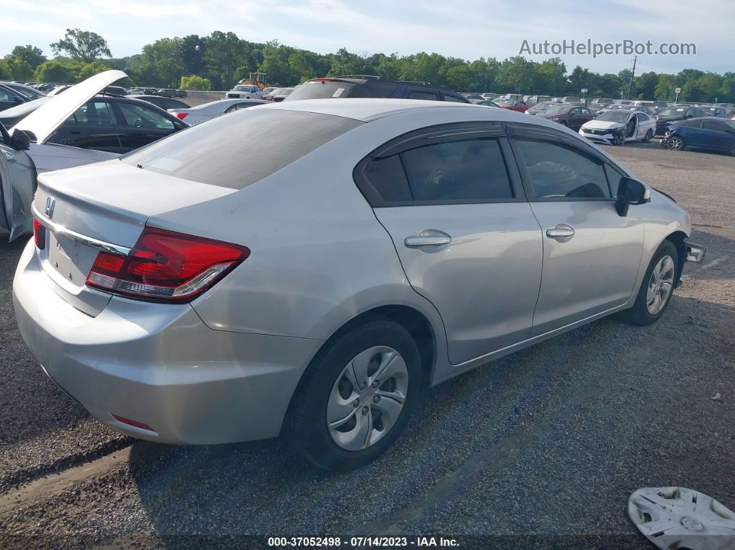 2014 Honda Civic Sedan Lx Silver vin: 2HGFB2F50EH516088