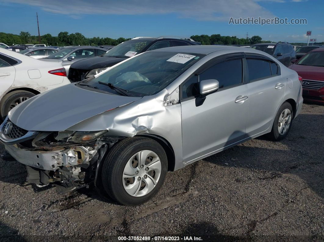 2014 Honda Civic Sedan Lx Silver vin: 2HGFB2F50EH516088