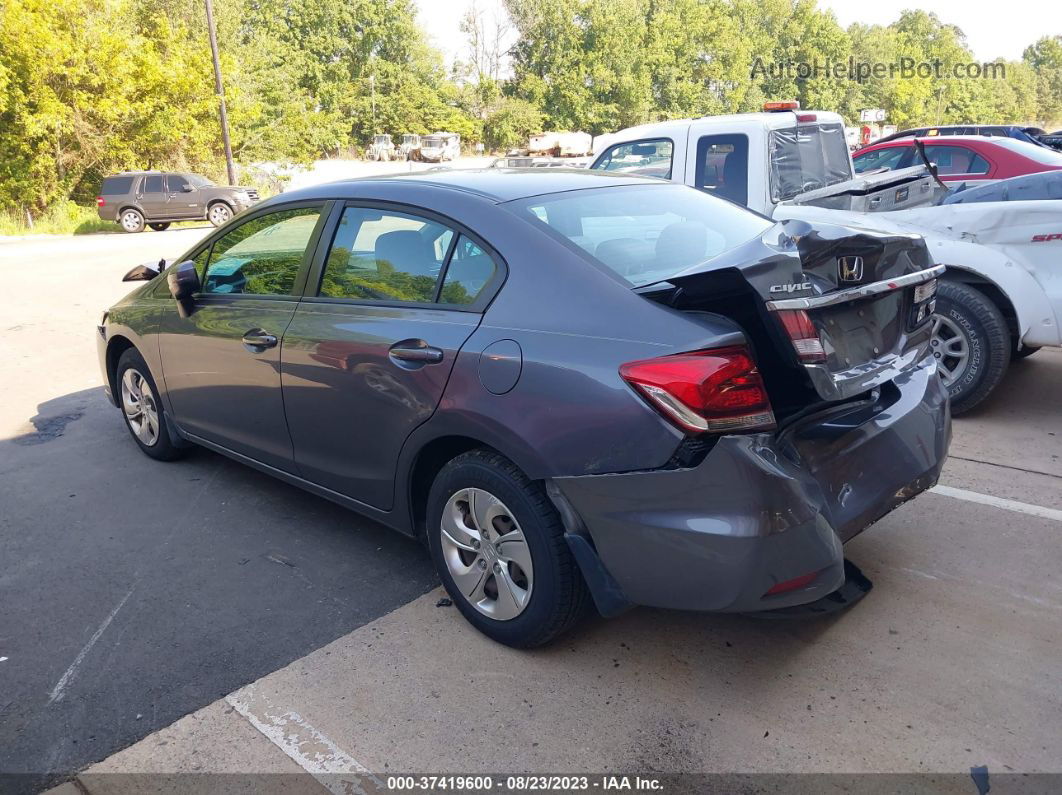 2014 Honda Civic Sedan Lx Gray vin: 2HGFB2F50EH518679