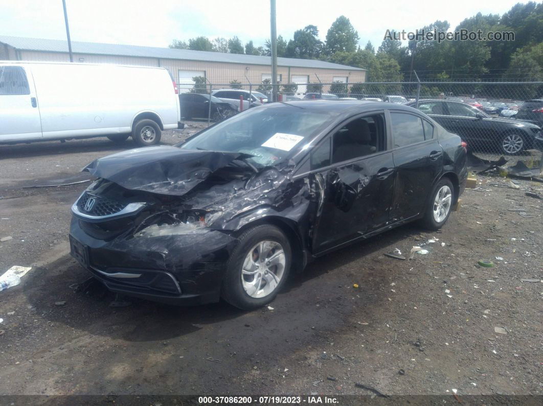 2014 Honda Civic Sedan Lx Black vin: 2HGFB2F50EH522604