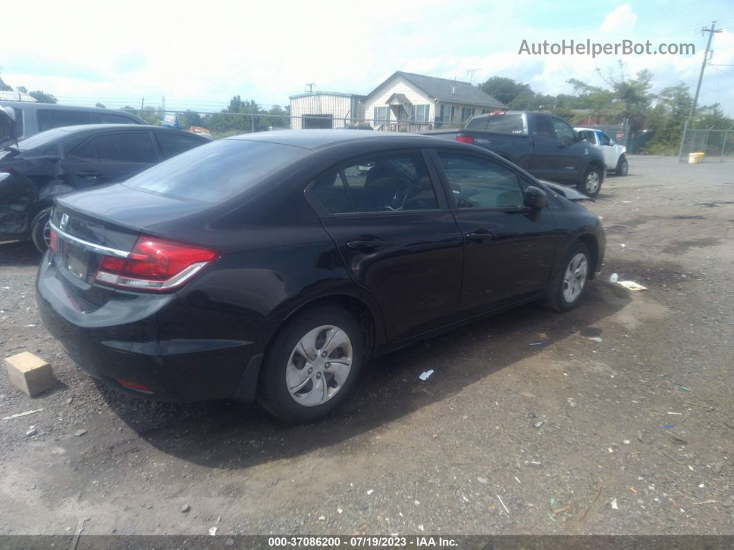 2014 Honda Civic Sedan Lx Black vin: 2HGFB2F50EH522604