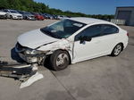 2014 Honda Civic Lx White vin: 2HGFB2F50EH528886