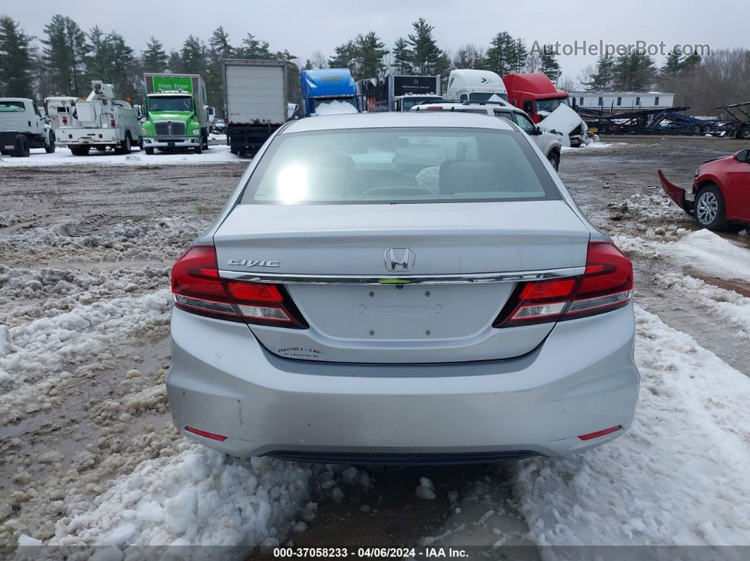 2015 Honda Civic Lx Silver vin: 2HGFB2F50FH006535