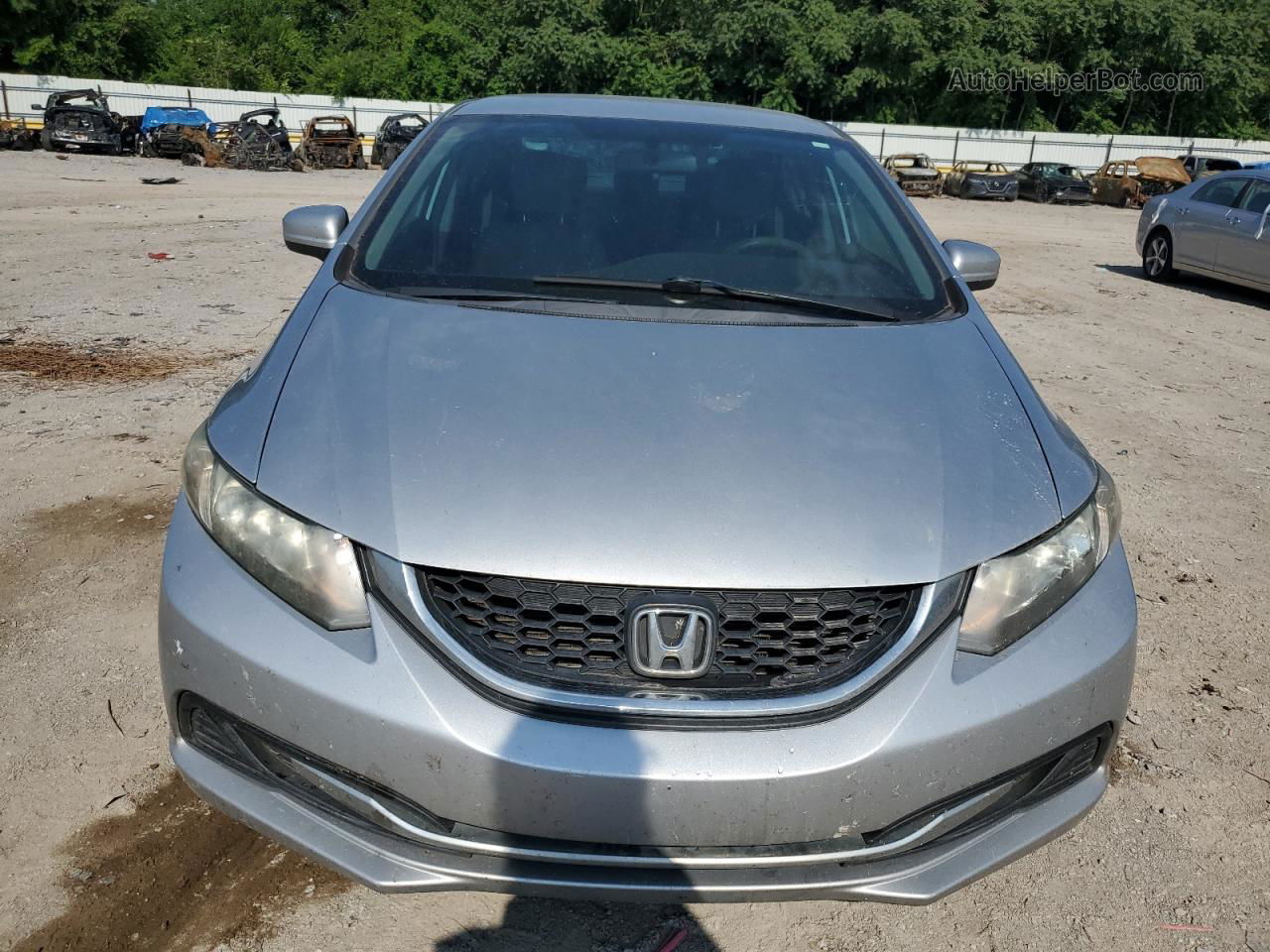 2015 Honda Civic Lx Silver vin: 2HGFB2F50FH560559