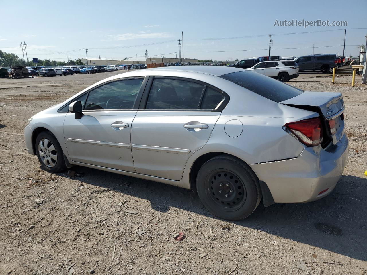 2015 Honda Civic Lx Silver vin: 2HGFB2F50FH560559