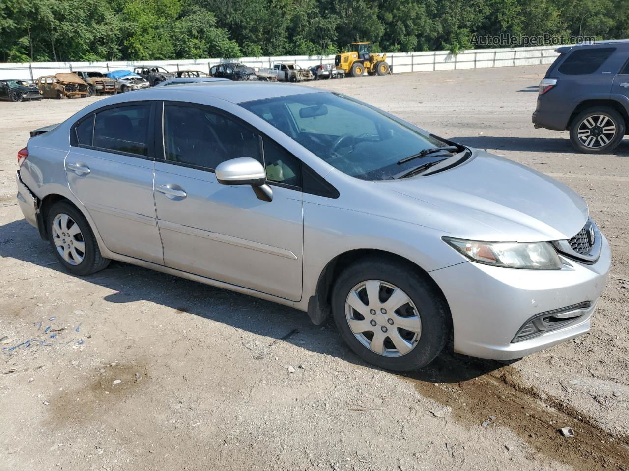 2015 Honda Civic Lx Silver vin: 2HGFB2F50FH560559