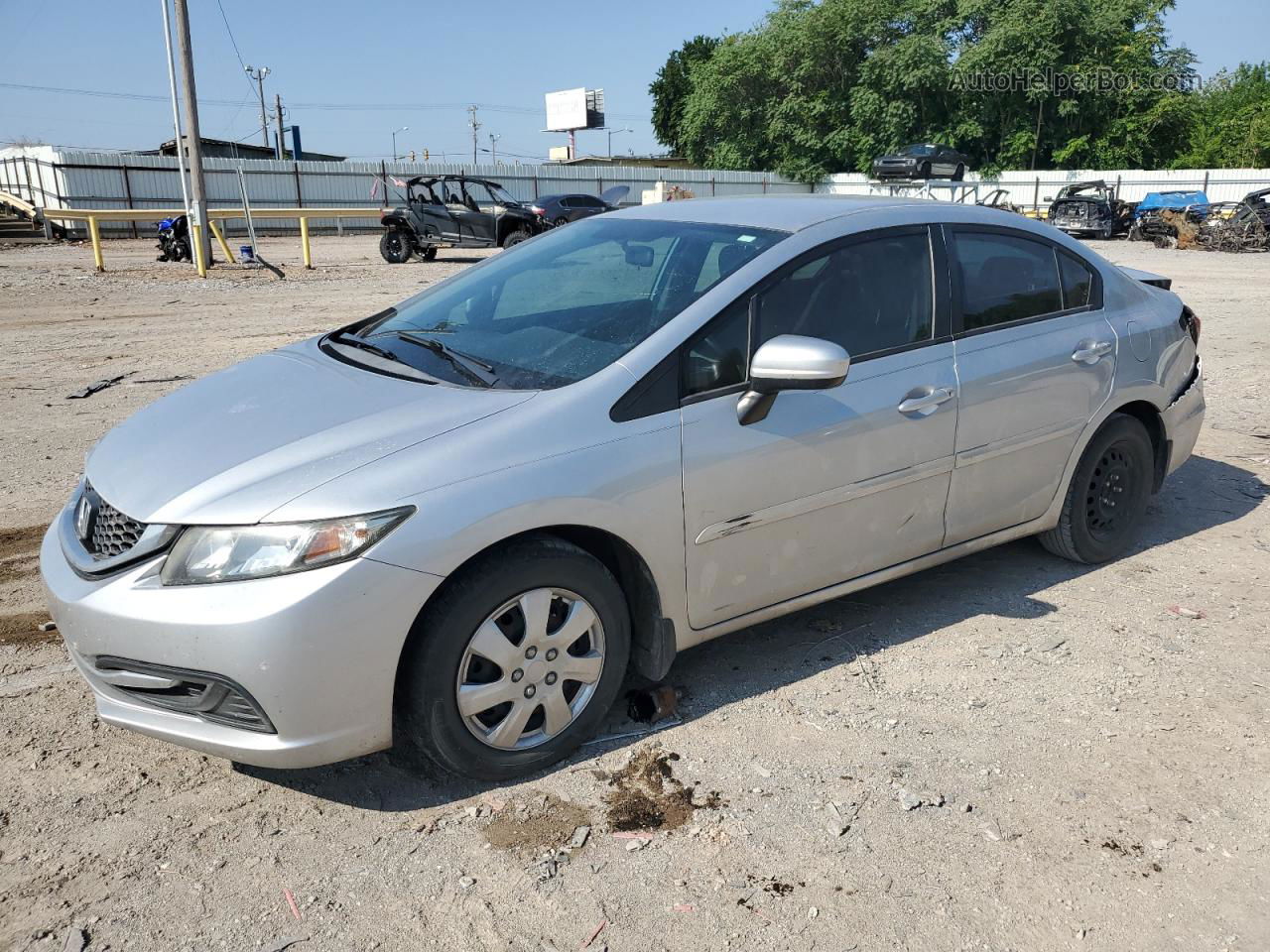 2015 Honda Civic Lx Silver vin: 2HGFB2F50FH560559