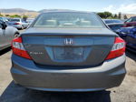 2012 Honda Civic Lx Charcoal vin: 2HGFB2F51CH301199