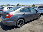 2012 Honda Civic Lx Charcoal vin: 2HGFB2F51CH301199