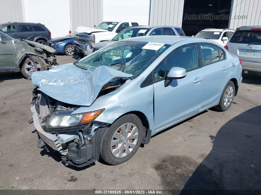 2012 Honda Civic Lx Синий vin: 2HGFB2F51CH565488